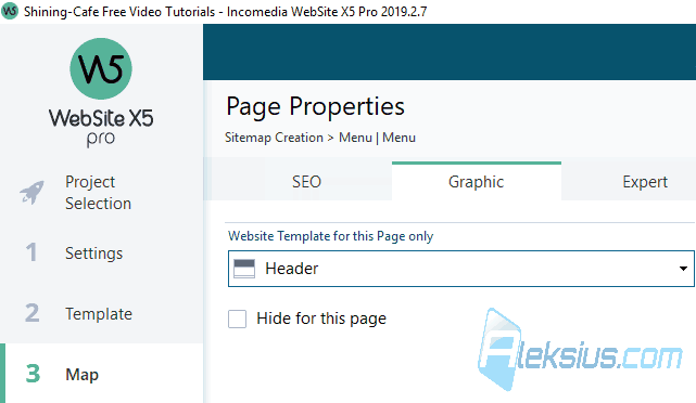 Hide template header and/or footer