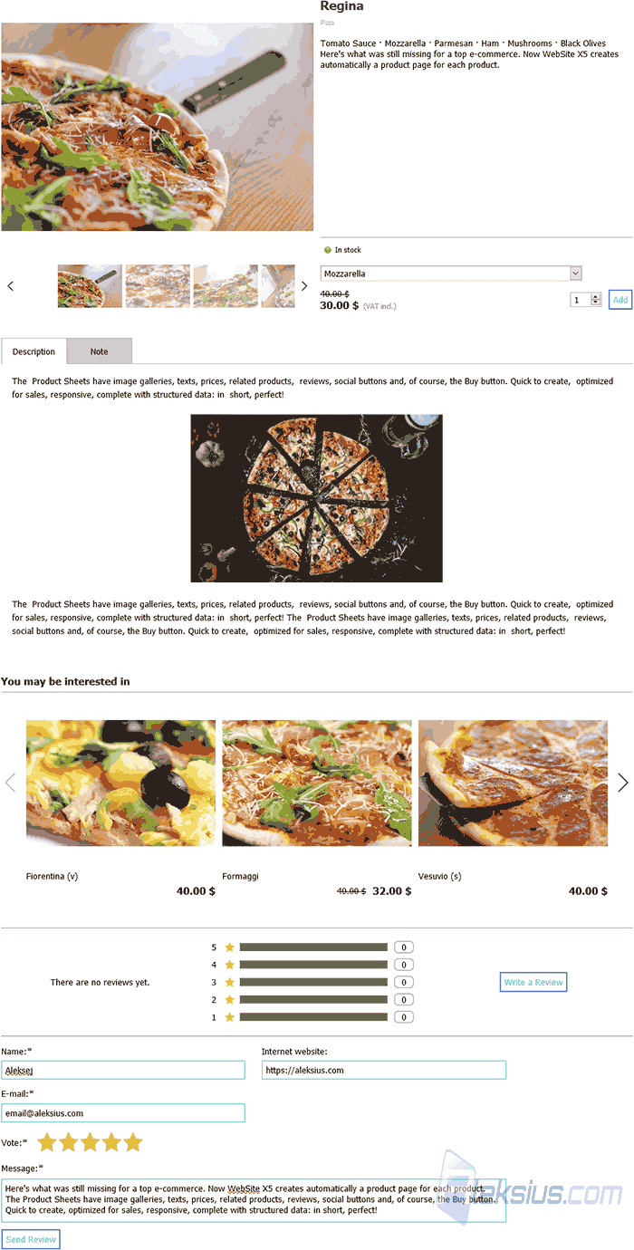 Рroduct page