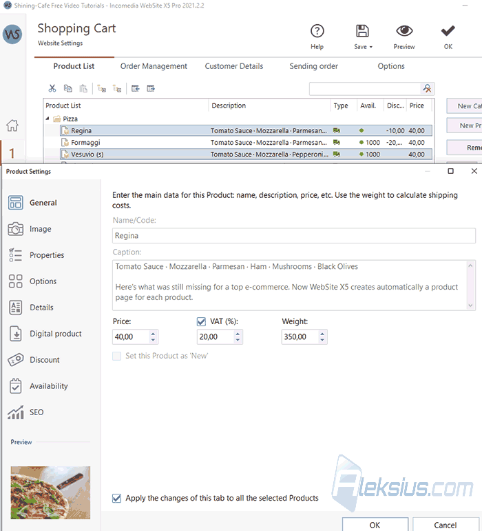Products batch processing
