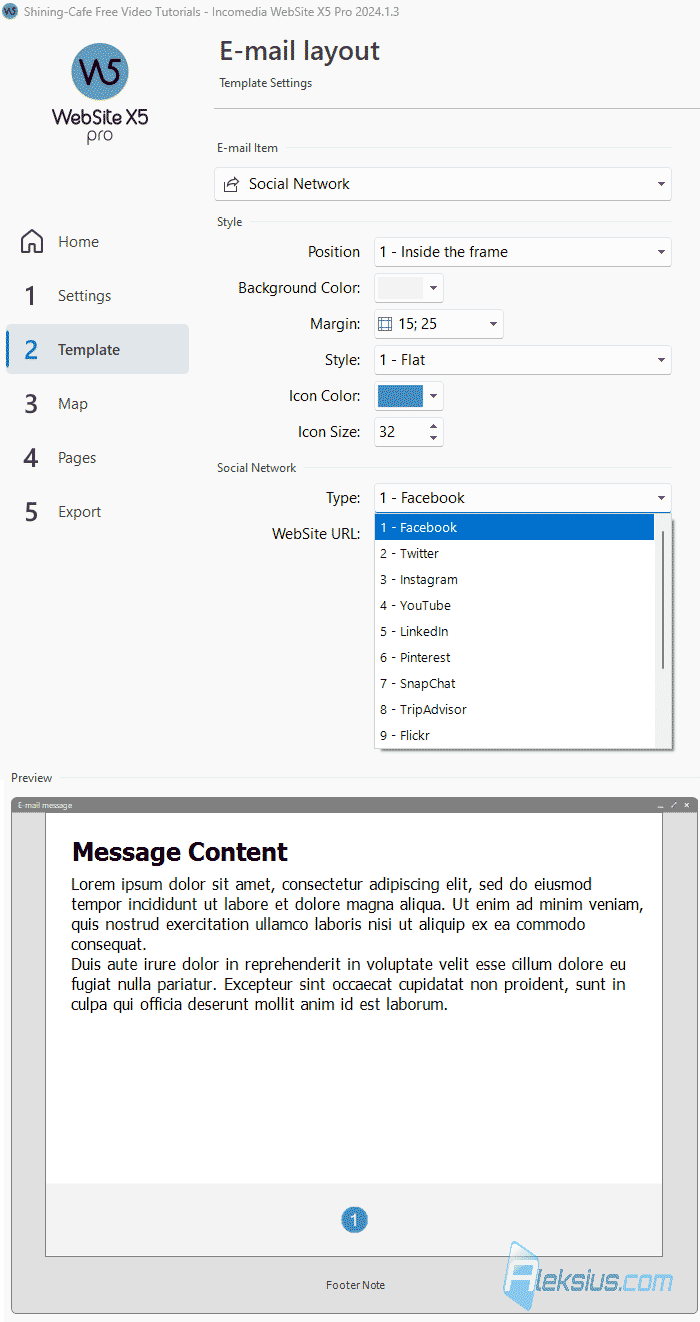 E-mails editing
