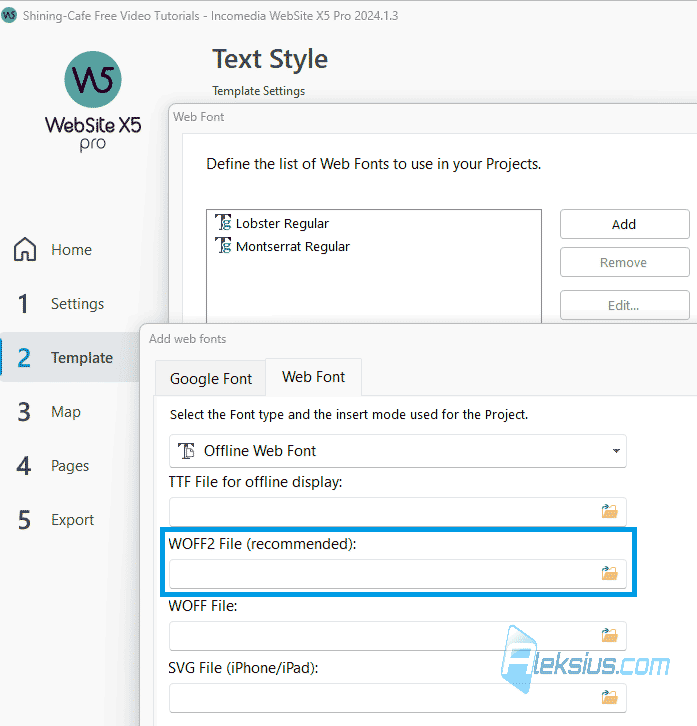 Web fonts WOFF2 format