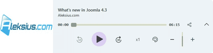 Joomla podcast extension