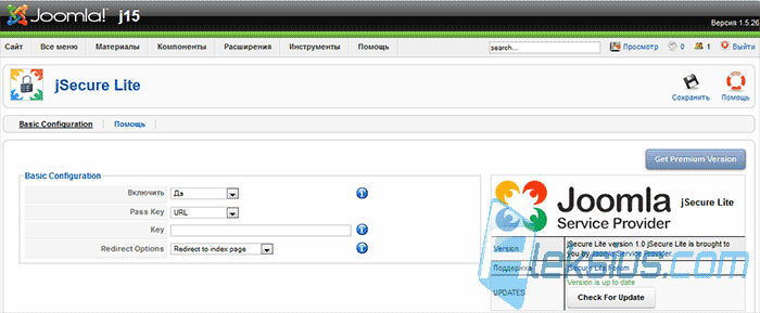 Joomla 1.5 jSecure