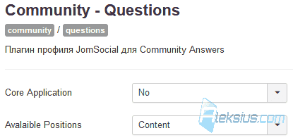 Community – Questions