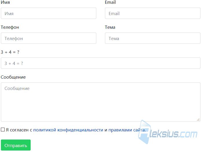 Лендинг на Joomla