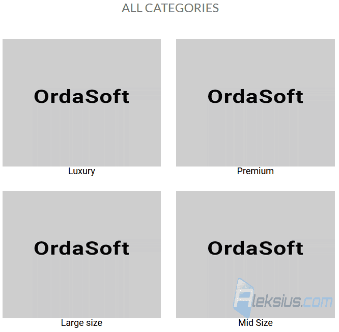Пункт меню «Show All Categories Layout» (Все категории)
