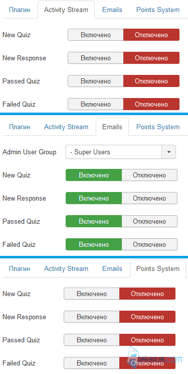 Плагин «Community Quiz – Quizzes»