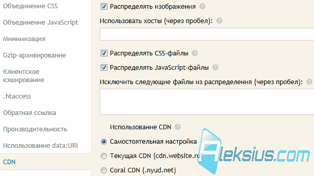 Использование CDN