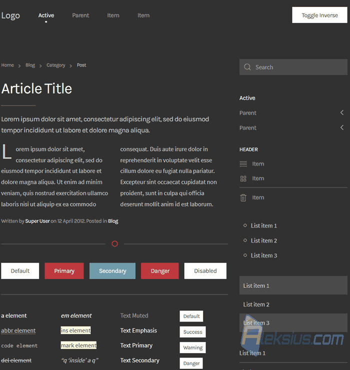 YOOtheme Joomla