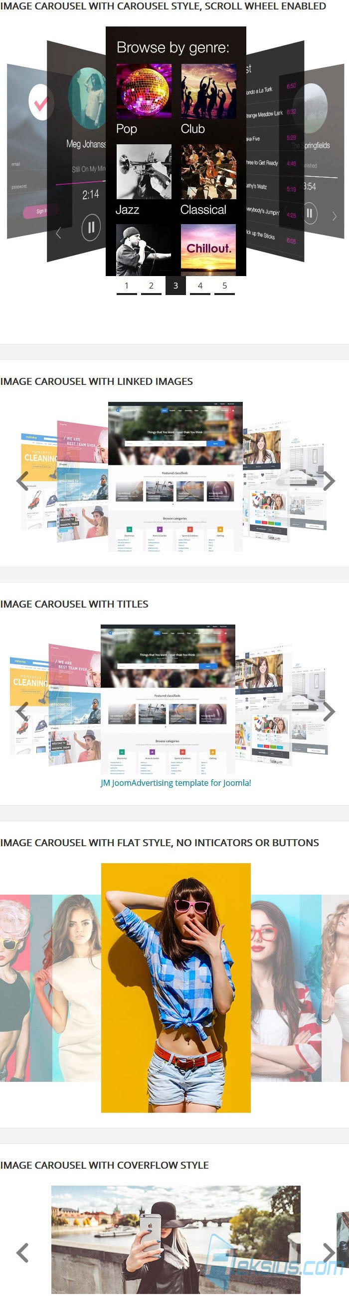 Карусель изображений – JM Image Carousel