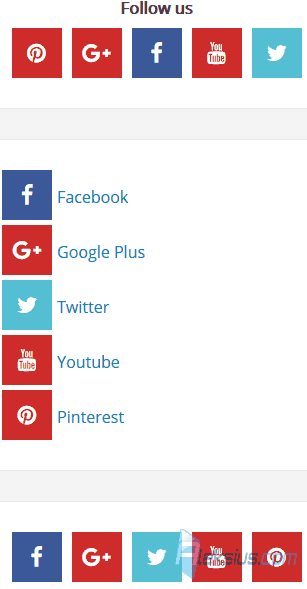 Кнопки фоловинга социальных сетей – JM Social Icons