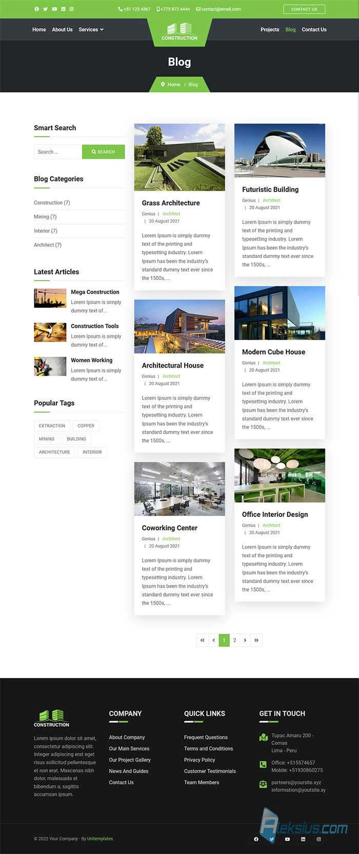 Шаблоны сайтов Joomla 4