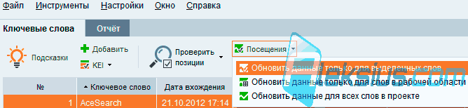 Посещения